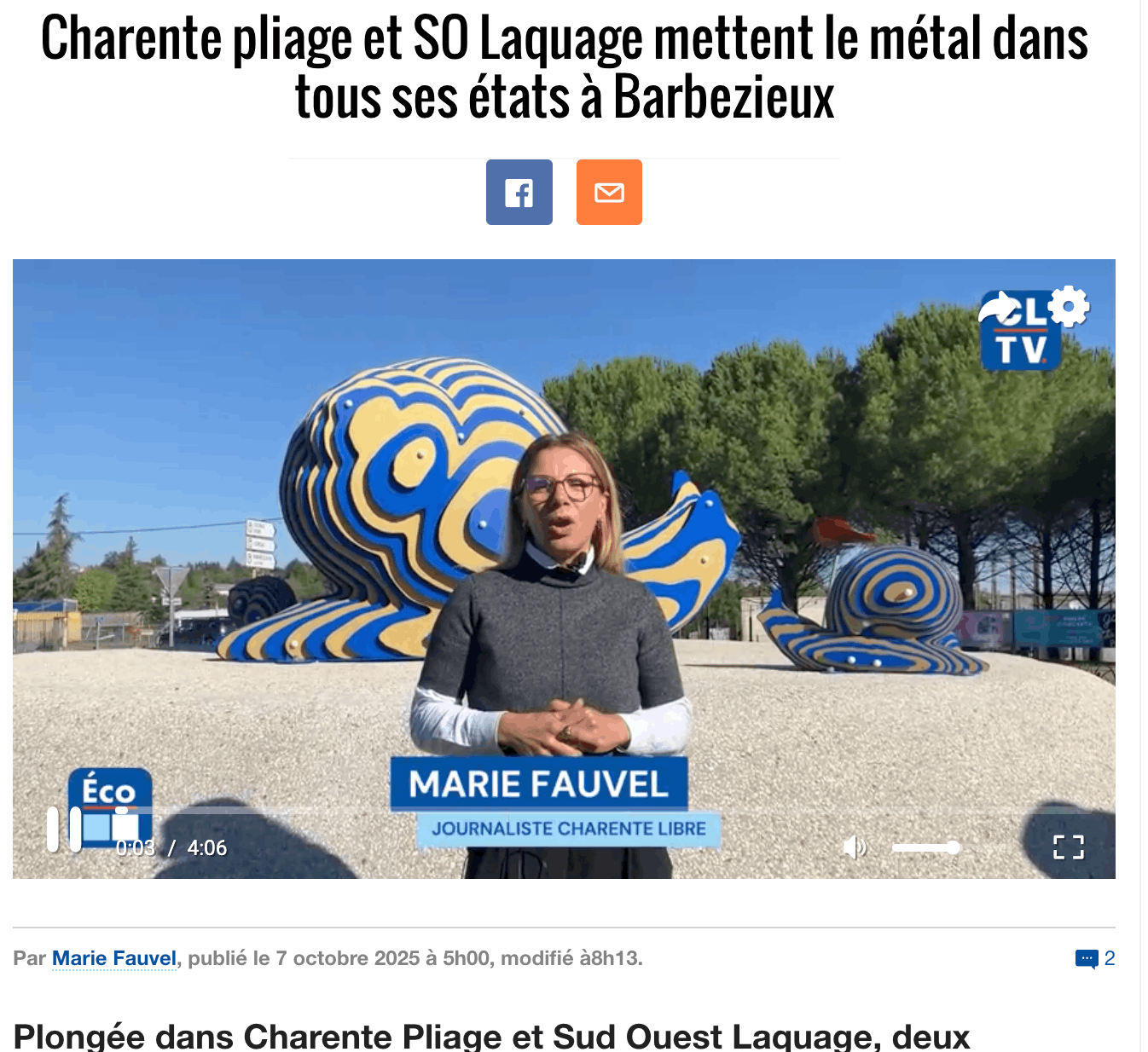Charente Pliage et Sud-Ouest Laquage : une expertise métal intégrée à Barbezieux
